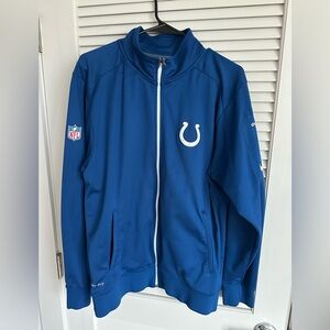 NFL Indianapolis Colts Blue Track Jacket with White Accents
